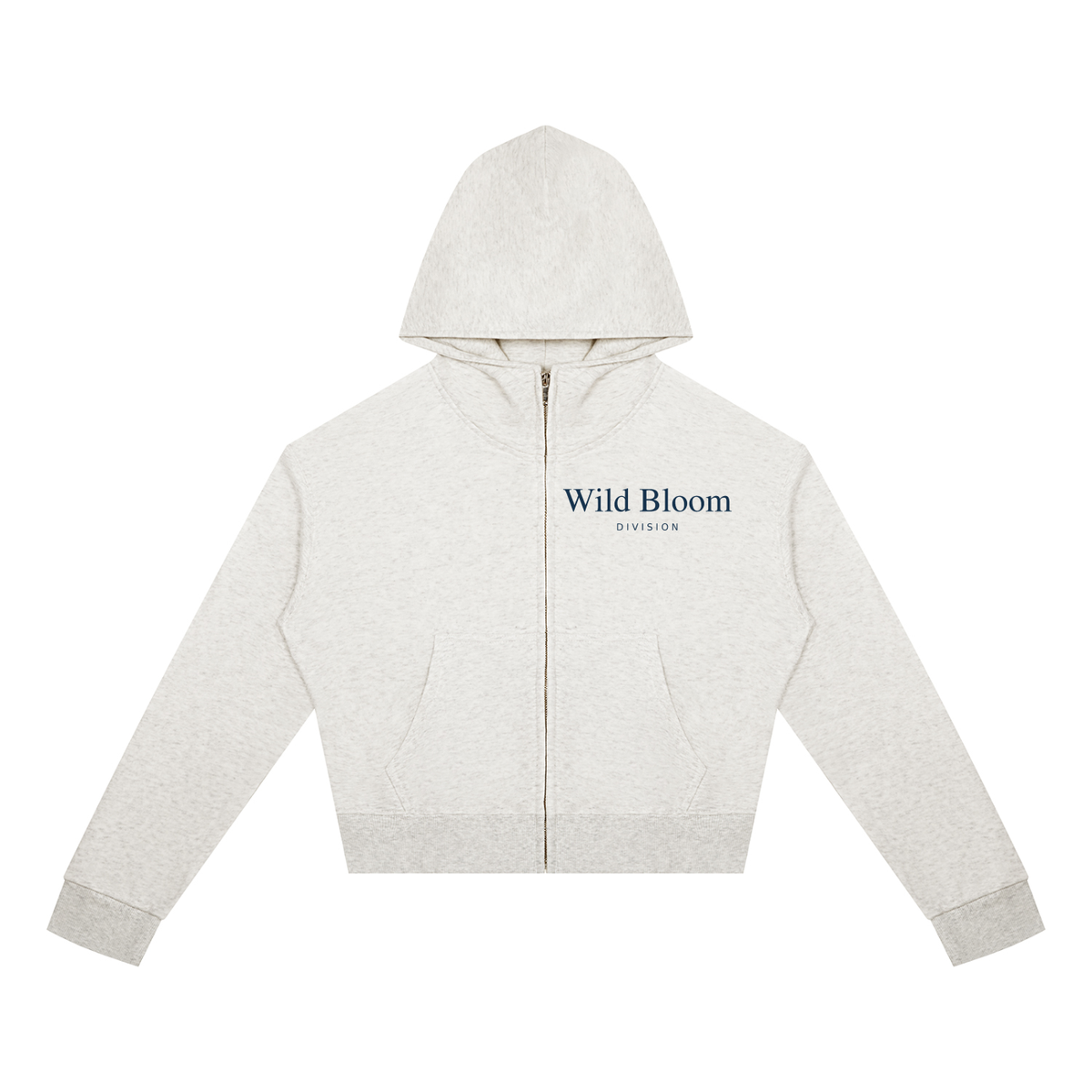 Wild Bloom Division // Wildflower Cropped Zip Hoodie