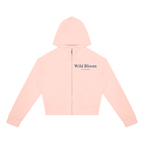 Wild Bloom Division // Wildflower Cropped Zip Hoodie