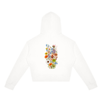Wild Bloom Division // Wildflower Cropped Zip Hoodie