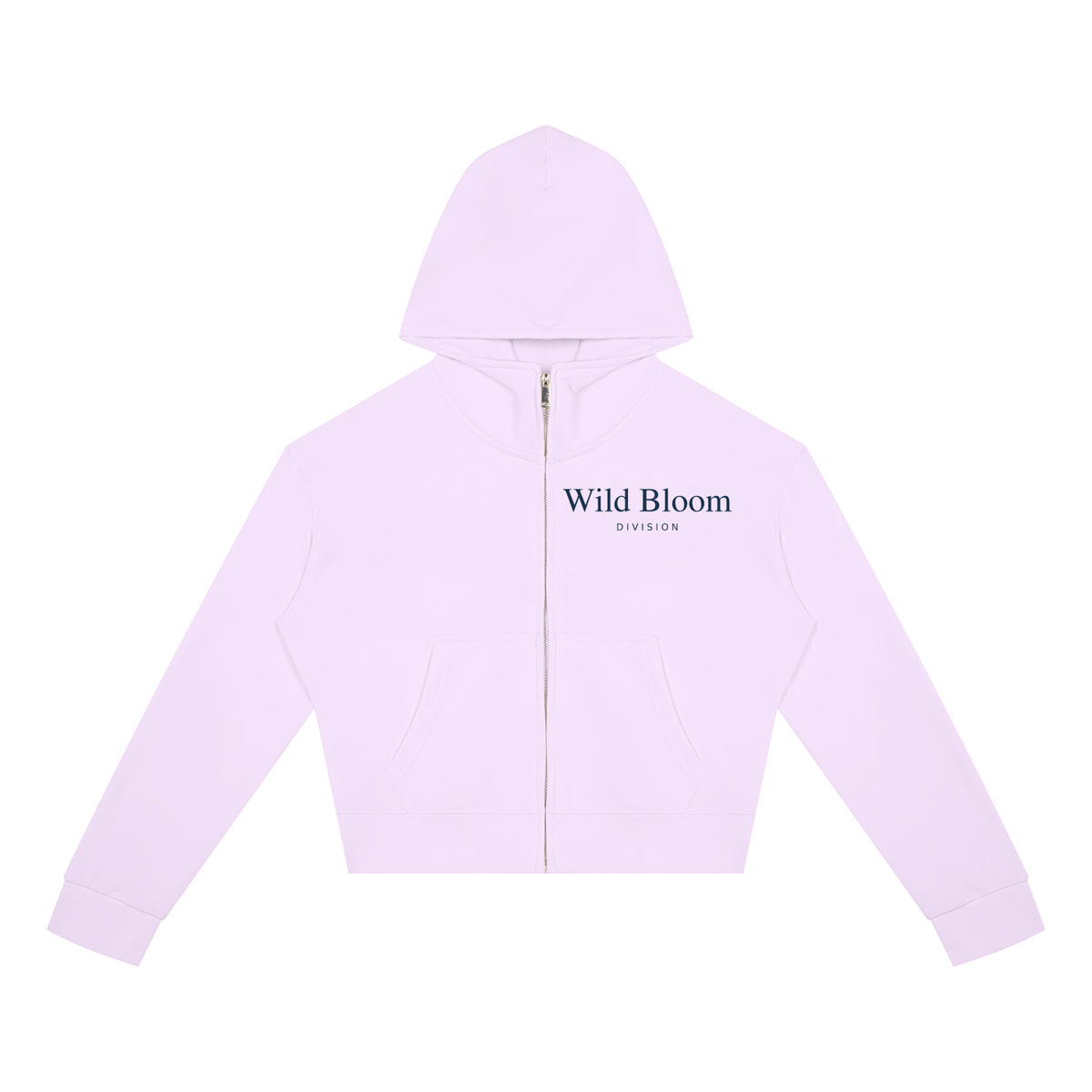 Wild Bloom Division // Wildflower Cropped Zip Hoodie