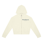Wild Bloom Division // Wildflower Cropped Zip Hoodie