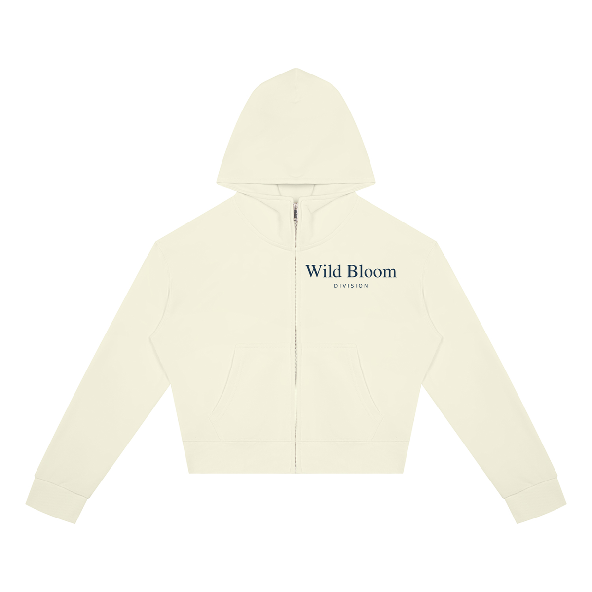 Wild Bloom Division // Wildflower Cropped Zip Hoodie