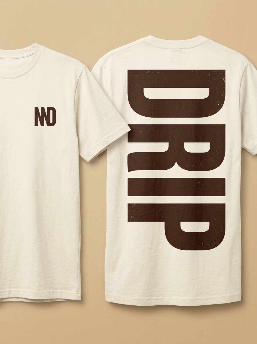 DRIP Tee — Cream