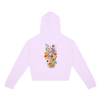 Wild Bloom Division // Wildflower Cropped Zip Hoodie