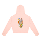 Wild Bloom Division // Wildflower Cropped Zip Hoodie