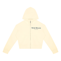 Wild Bloom Division // Wildflower Cropped Zip Hoodie