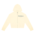Wild Bloom Division // Wildflower Cropped Zip Hoodie
