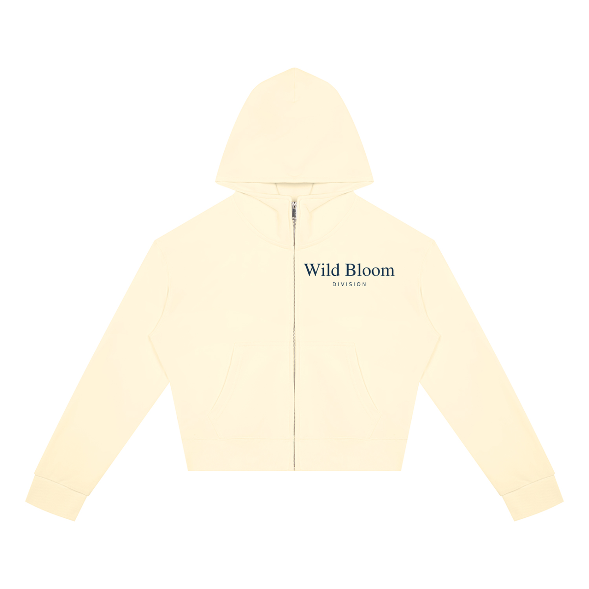 Wild Bloom Division // Wildflower Cropped Zip Hoodie