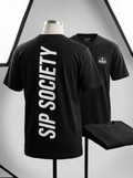 SIP SOCIETY Tee — Black